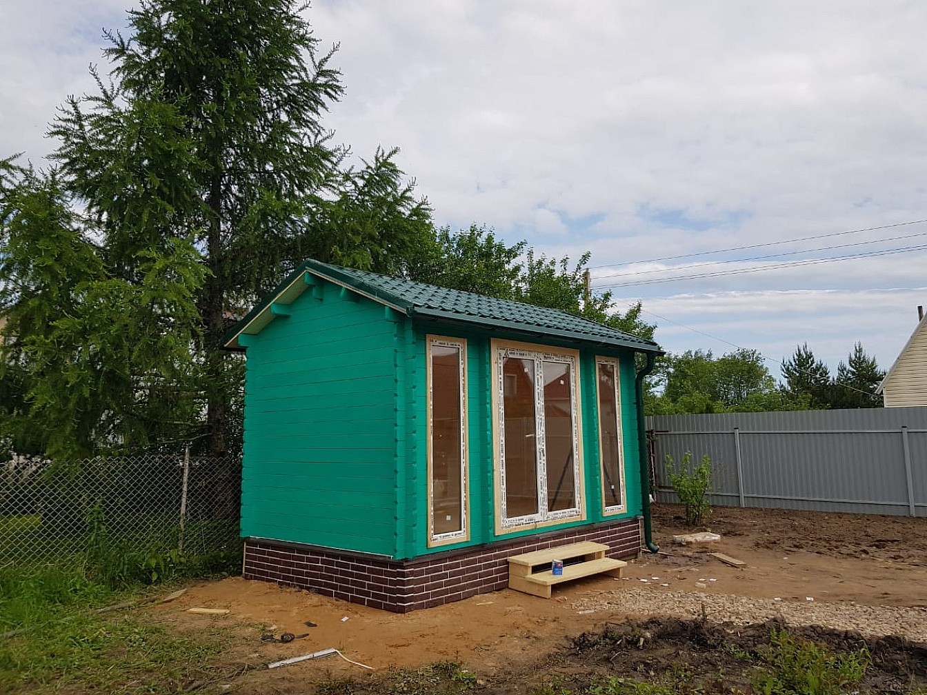Садовый домик с покраской на заводе 4 х 3
